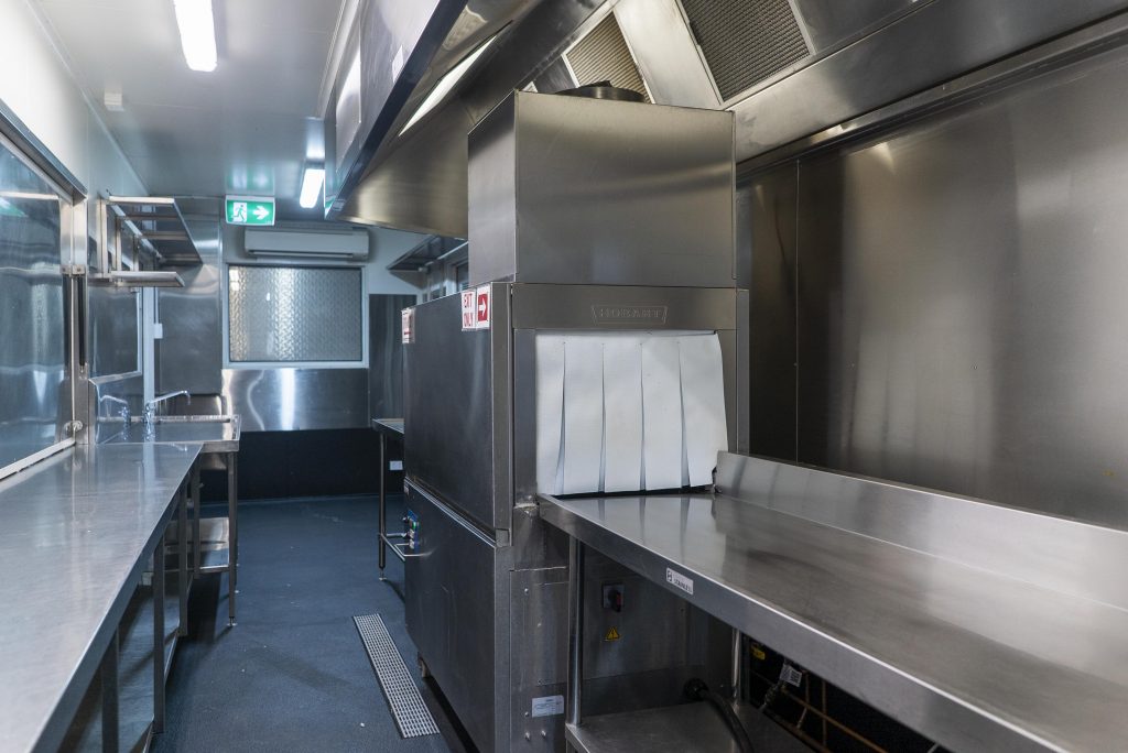 Temporary modular hotel kitchen facilities for Four Points by Sheraton Sydney