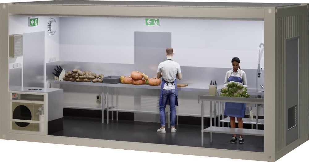 Are container commercial kitchens safe to use?